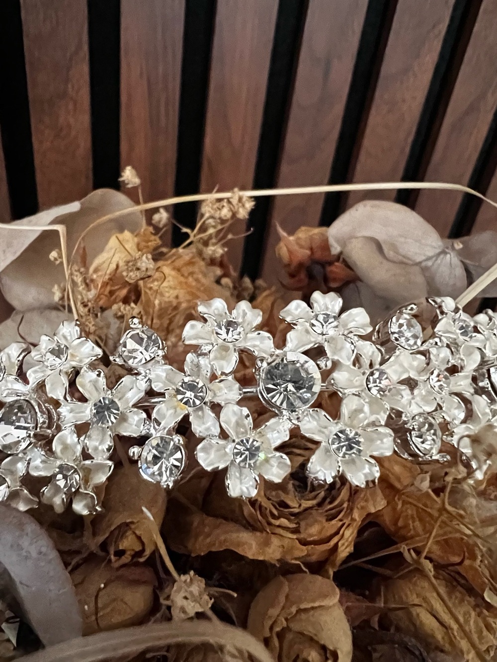 Crystal Silver Bridal Headband - Women Accessories